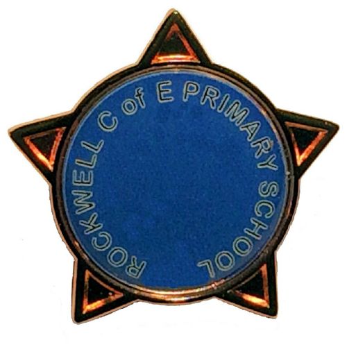 Custom Text Star Badge